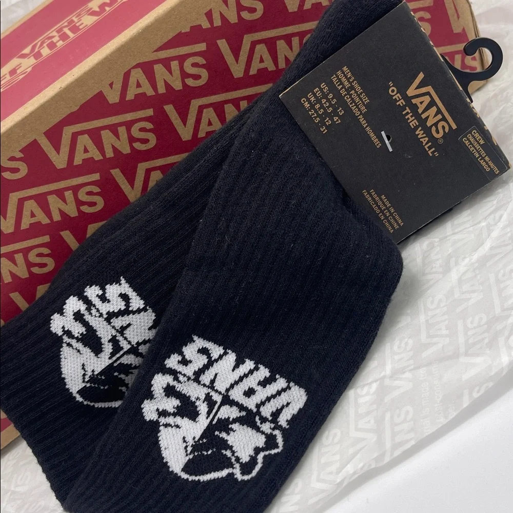 Vans Major Type Crew Socks (1 pair)  Style VN000NCFBLK